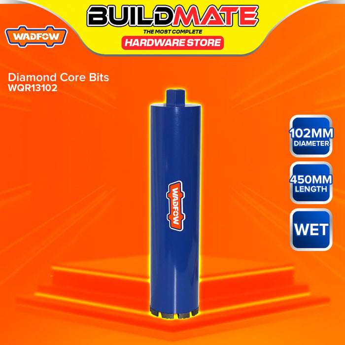 BUILDMATE Wadfow Diamond Core Bits 28mm-152mm Wet Core Bore Hole Drilling Bits Coring Drill Concrete Cutting Tools SOLD PER PIECE - WHT