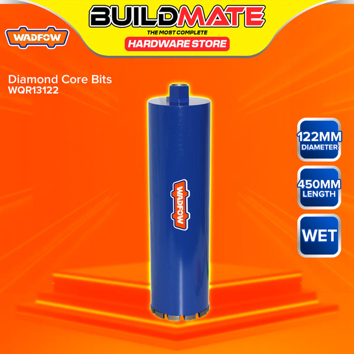 BUILDMATE Wadfow Diamond Core Bits 28mm-152mm Wet Core Bore Hole Drilling Bits Coring Drill Concrete Cutting Tools SOLD PER PIECE - WHT