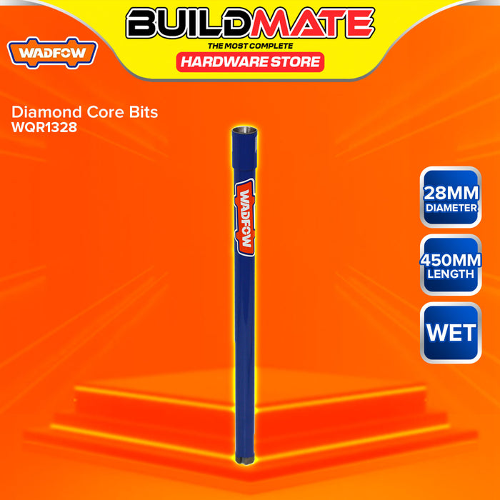 BUILDMATE Wadfow Diamond Core Bits 28mm-152mm Wet Core Bore Hole Drilling Bits Coring Drill Concrete Cutting Tools SOLD PER PIECE - WHT