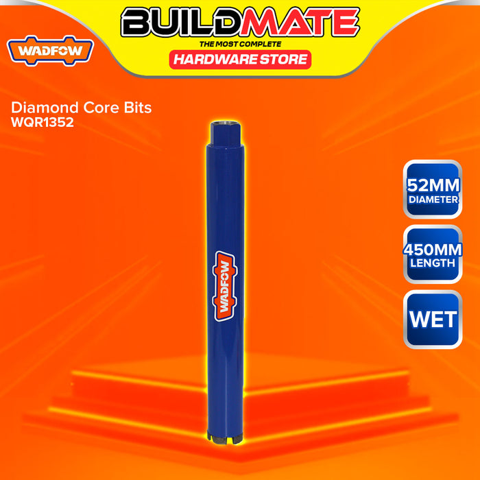 BUILDMATE Wadfow Diamond Core Bits 28mm-152mm Wet Core Bore Hole Drilling Bits Coring Drill Concrete Cutting Tools SOLD PER PIECE - WHT