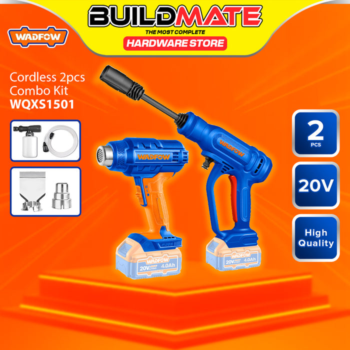 BUILDMATE Wadfow Cordless 2pcs Combo Kit Cordless Pressure Washer w/ Cordless Heat Gun WQXS1501 - WPT