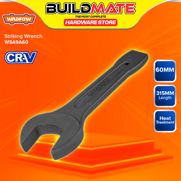 BUILDMATE Wadfow Striking Wrench 34MM - 65MM Heavy Duty Open End Slugging Hammer Spanner Wrench Hand Tools SOLD PER PIECE - WHT