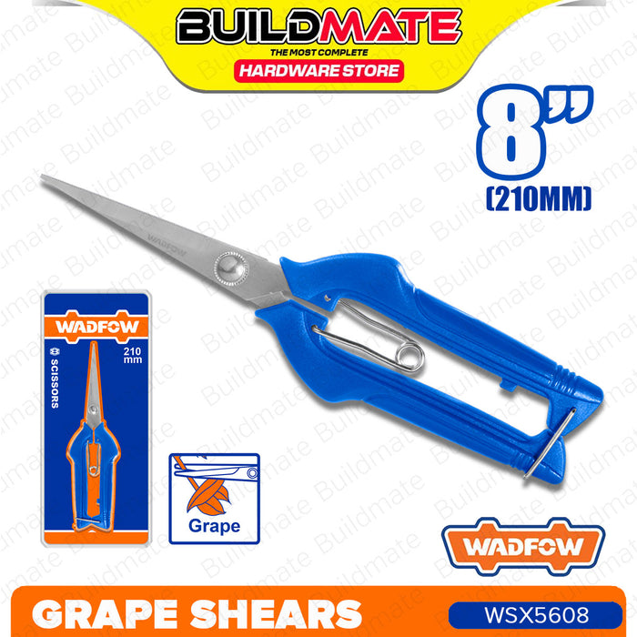 BUILDMATE Wadfow 8" Inch Stainless Steel Grape Shears 210MM Scissors Gunting WSX5608 - WHT