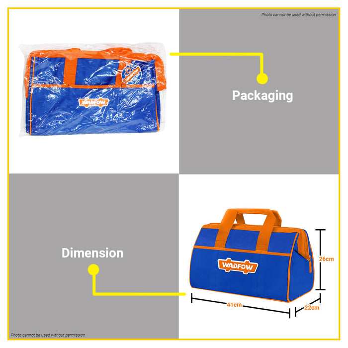 BUILDMATE Wadfow 16" Tools Bag WTG3116 - WHT