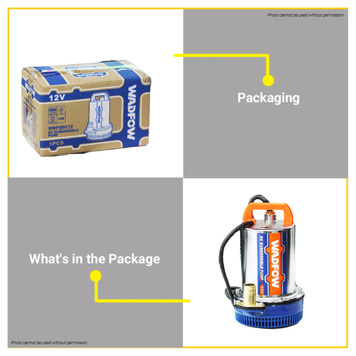 BUILDMATE Wadfow Submersible Pump 170W / 240W Cleaning Water Transfer Copper Wire Motor for Agriculture SOLD PER PIECE WWPQDC12 / WWPQDC24  - WCPT