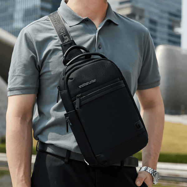 Arctic Hunter Crossbody Sling Bag | Water-Resistant Casual Travel Bag for Men & Women | Lightweight Nylon Design -XB00141 -BUILDMATE-