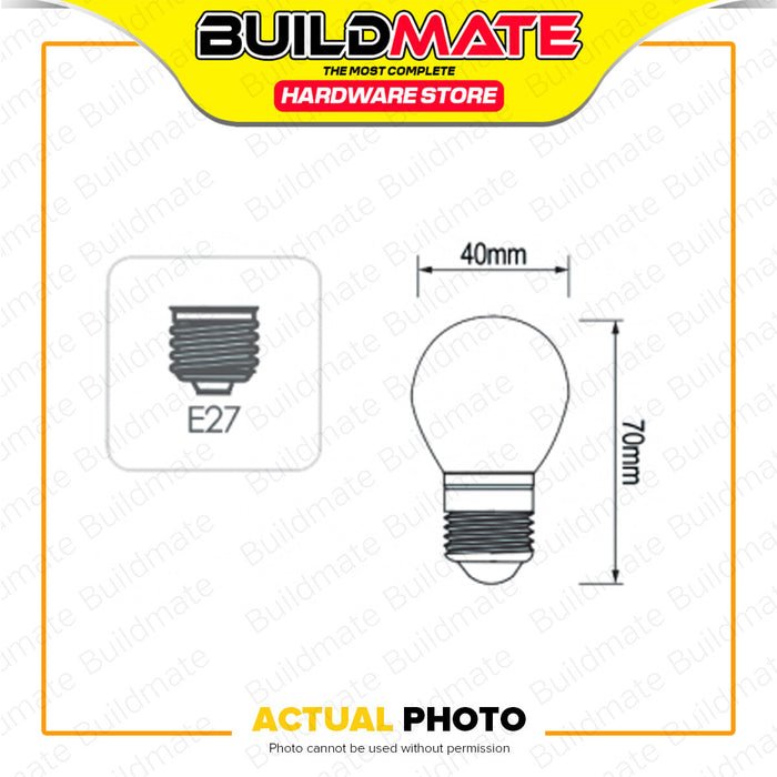 BUILDMATE Omni LED Lite G40 Mini Bulb Series E27 Base 1.5 Watts Daylight / Warm White Energy Saving LED Light Bulb LLG40E27-1.5W
