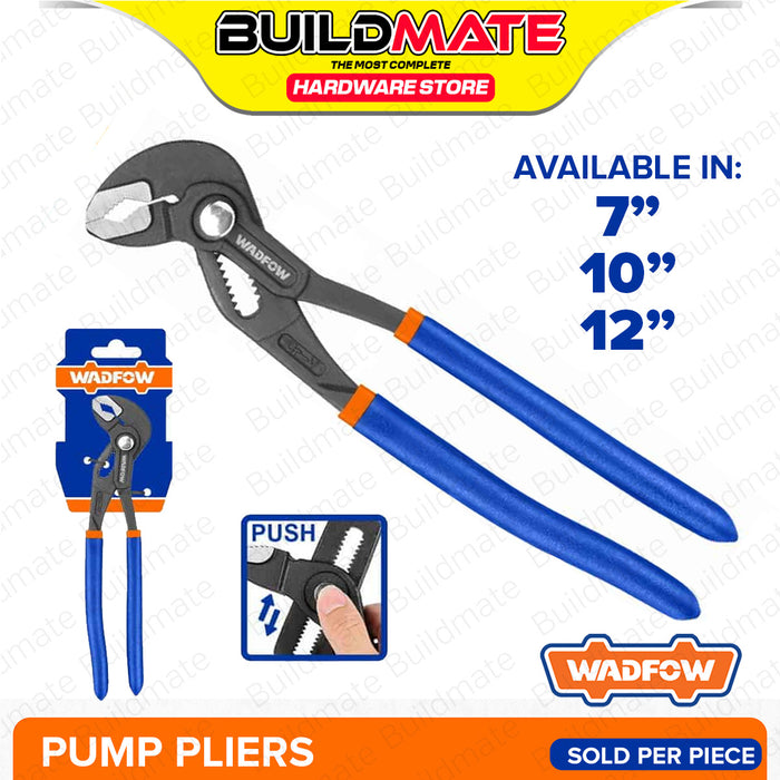 BUILDMATE Wadfow Water Pump Pliers 7" / 10" / 12" Tongue and Groove Channel Lock Pliers For Plumbing - WHT