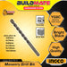 BUILDMATE Ingco Masonry Drill Bit Ø3mm - Ø10mm Masonry Twist Hole Drilling Bits for Stone, Concrete and Brick Wall - IHT