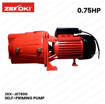 BUILDMATE Zekoki Self Priming Water Jet Booster Pump Motor 0.5HP / 0.75HP / 1.5HP For Household Water Well Transfer & Supply
