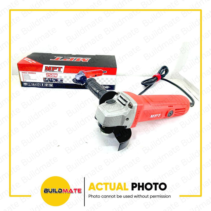 BUILDMATE MPT Slim Body Electric Angle Grinder 700W / 750W Grinding Machine MAG7007 / MAG7508R