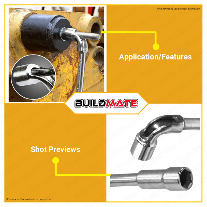 Hoteche L-Type Wrench 8mm/10mm/12mm/14mm/17mm/19mm SOLD PER PIECE •BUILDMATE• 