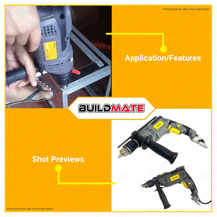 [FREE] LOTUS Original Impact Drill Hammer Reverse Variable Speed 800W LTHD16RE •BUILDMATE• LPT LOTUS