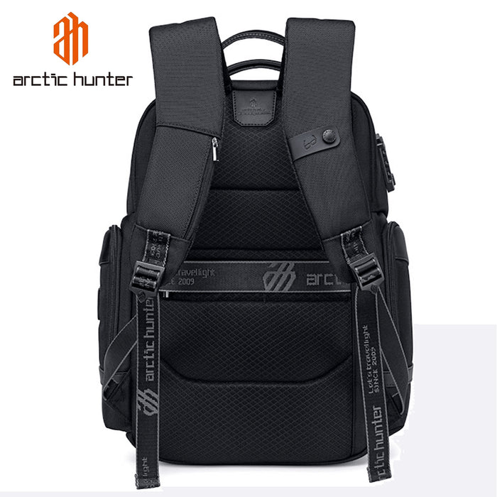Arctic Hunter Premium Business Travel Backpack | Light Weight | 15.6″ Laptop Fittable | Water Repellant Material -B00682 -BUILDMATE-