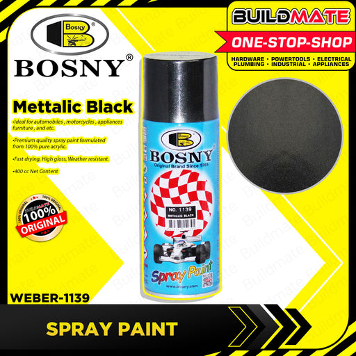 BUILDMATE Weber / Bosny 400ml auto spray paint, fast-drying pure acrylic color for automotive finishes, sold per piece