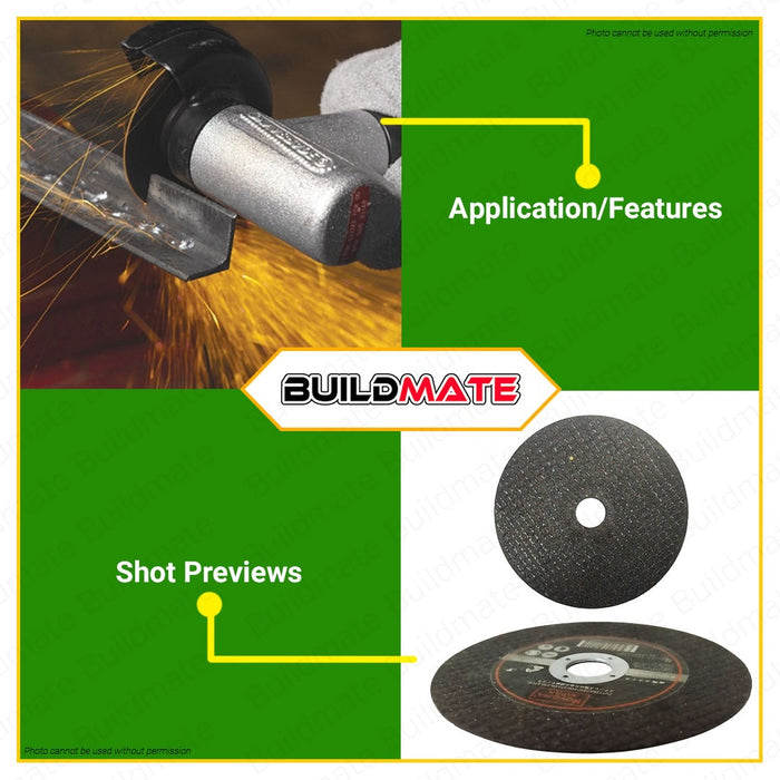 HOYOMA Cutting Disc Wheel For Steel 4" Inch For Angle Grinder Cutting Wheel •BUILDMATE• HYMHT