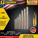 [BLISTER] POWERHOUSE USA ANSI M35 HSS Cobalt Jobber Metal Drill Bit Heavy Duty 5/16" | 3/8" | 11/64" | 1/8" | 7/16" | 7/64" | 9/64" SOLD PER 1 PC •BUILDMATE• PTAA