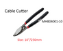 MPT 6" - 10" inches Cable Cutter HT • MOST PROFESSIONAL TOOLS •