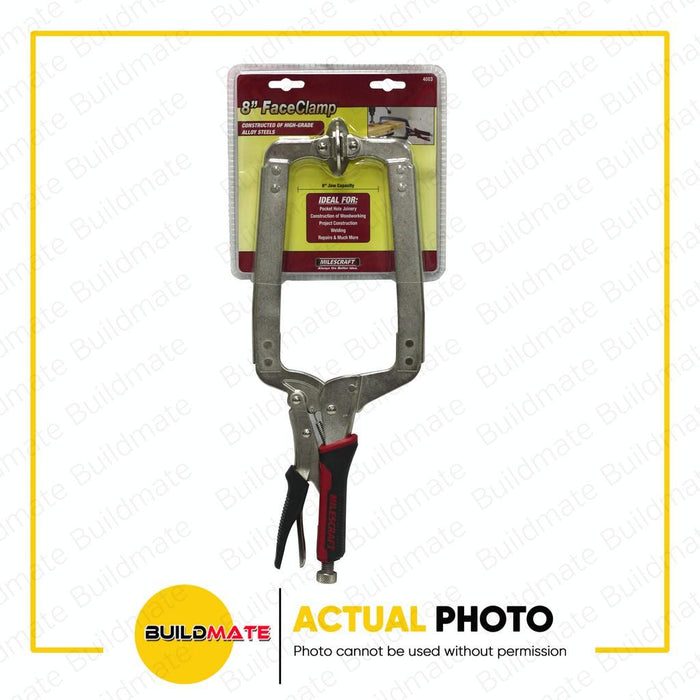 BUILDMATE Milescraft Face Clamp 6" / 8" Woodworking Pocket Hole Clamping for Repair Hand Tools FaceClamp #4002 / #4003