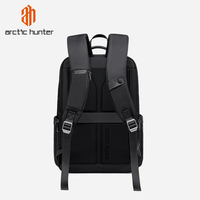Arctic Hunter 15.6 Inches Laptop Backpack | Water Resistant | Polyester Fabric - B00807-BLK -BUILDMATE-