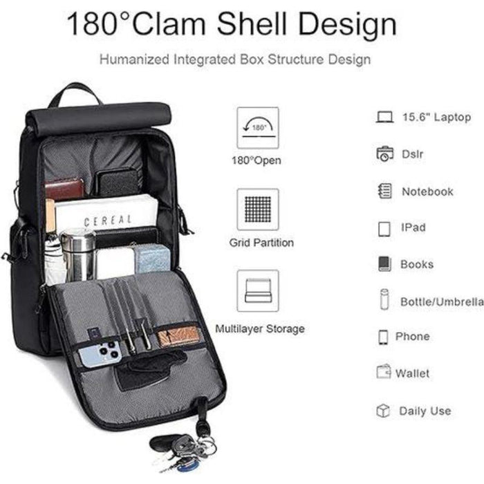 Arctic Hunter 15.6-inch Laptop Backpack | USB Men Business Travel Bag | Large Capacity Leisure and Entertainment Youth Backpack -B00562 -BUILDMATE-