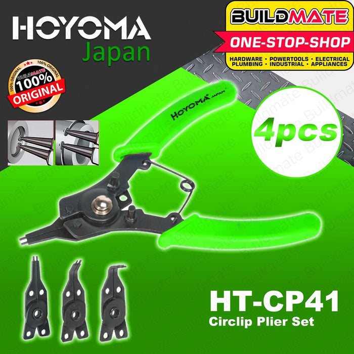HOYOMA JAPAN Circlip Plier Pliers 4 IN 1 HT-CP41 •BUILDMATE• HYMHT