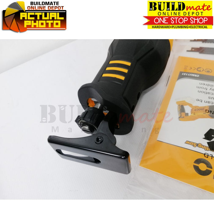 BUILDMATE Ingco 20V Lithium-Ion Cordless Reciprocating Saw 2-Stroke Motor POWERSHARE with Blade for Wood & Metal - ICPT