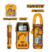 INGCO Electrical Test Kit (Multimeter, Clamp Meter, Voltage Tester) for Electrical Troubleshooting and Maintenance DM3068 IPT - BUILDMATE