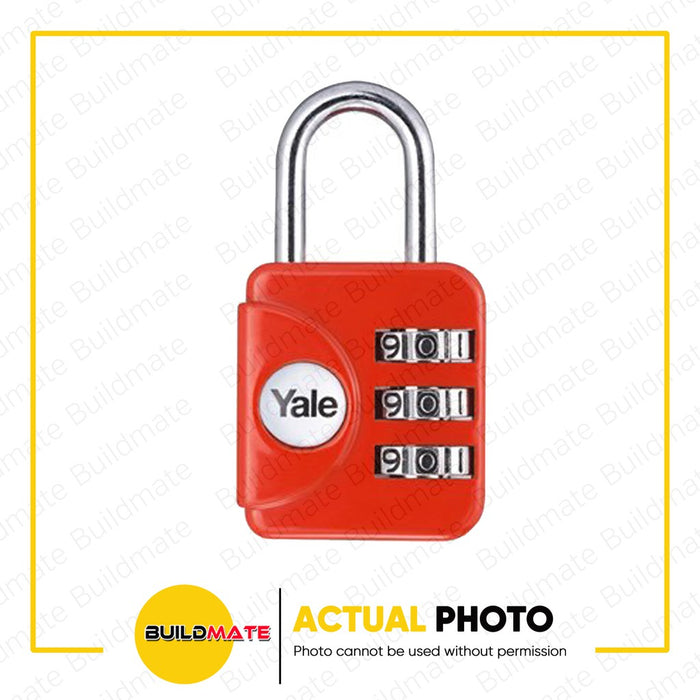 YALE Luggage Padlock Yellow | Blue | Gray | Red SOLD PER PIECE •BUILDMATE•
