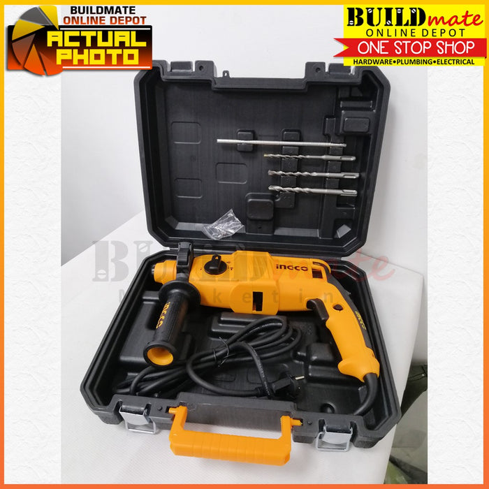 BUILDMATE Ingco Industrial Rotary Hammer Drill Heavy Duty SDS+22MM 3 Mode 650W RGH6508 | RGH6528 IPT