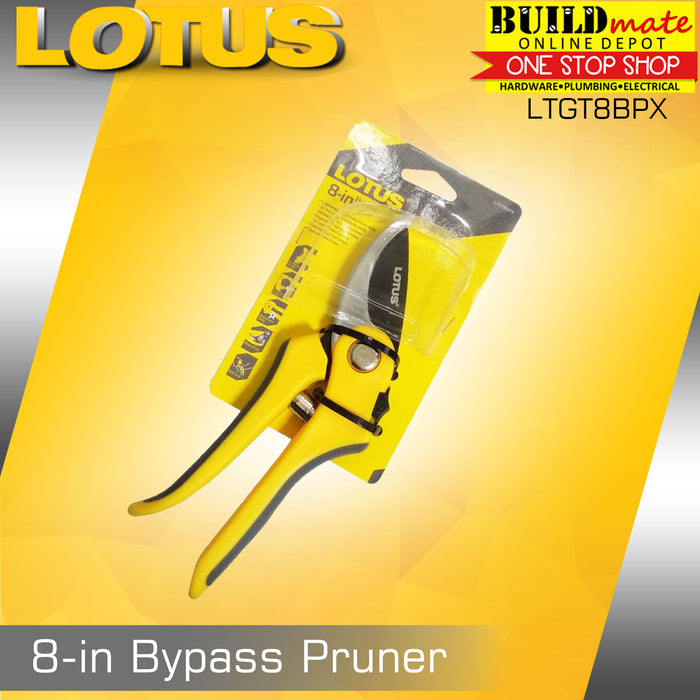LOTUS Bypass Pruner Plant Plantita Garden 8" LTGT8BPX •BUILDMATE• LHT