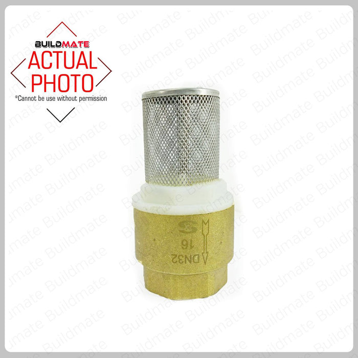 MAXTEN Brass Foot Valve with Screen 150KG MTC-B1303 •BUILDMATE•