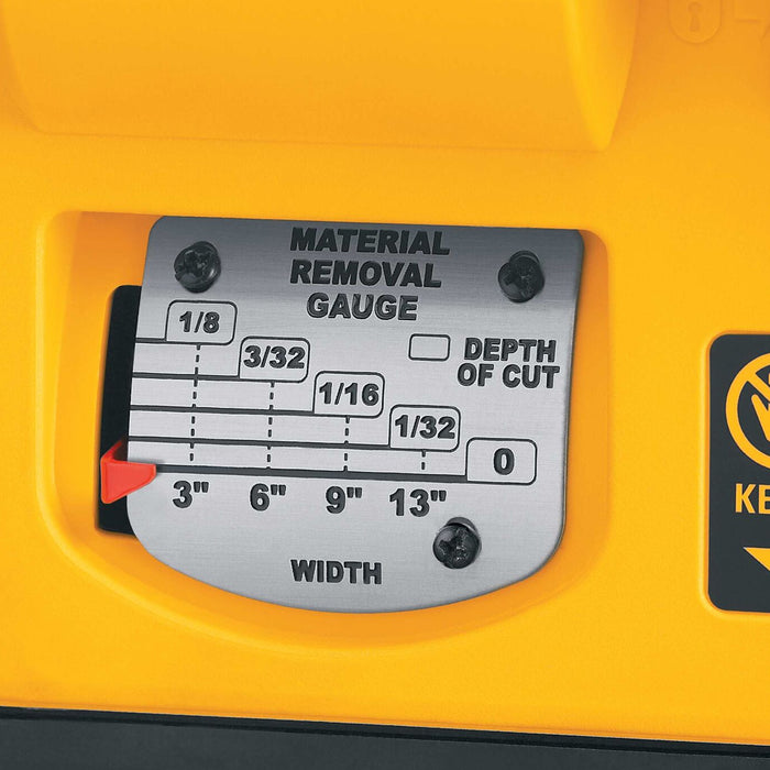 BUILDMATE x DEWALT 1800W 13" Thickness Planer | 3-Blade, 3mm DOC, Heavy-Duty Bench Tool DW735-B1