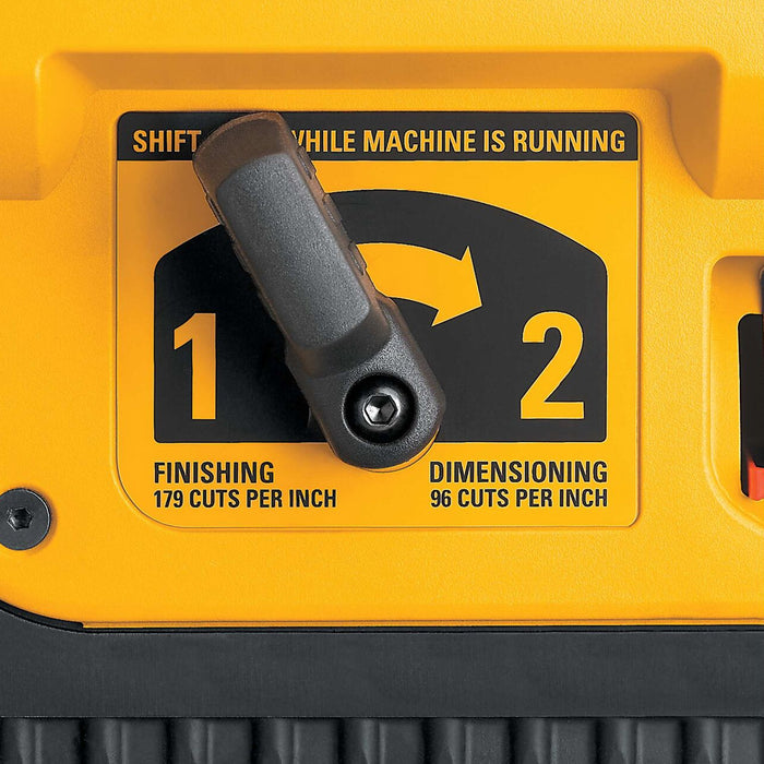 BUILDMATE x DEWALT 1800W 13" Thickness Planer | 3-Blade, 3mm DOC, Heavy-Duty Bench Tool DW735-B1