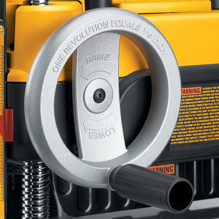 BUILDMATE x DEWALT 1800W 13" Thickness Planer | 3-Blade, 3mm DOC, Heavy-Duty Bench Tool DW735-B1