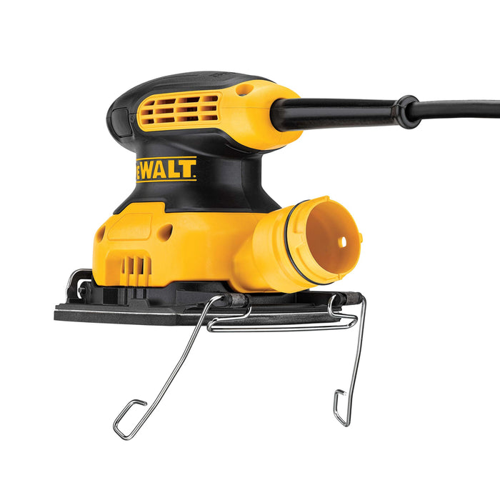 BUILDMATE x DEWALT 230W 1/4 Sheet Orbital Sander | 14,000 OPM, 1.6mm Orbit, Dust Bag DWE6411-B1