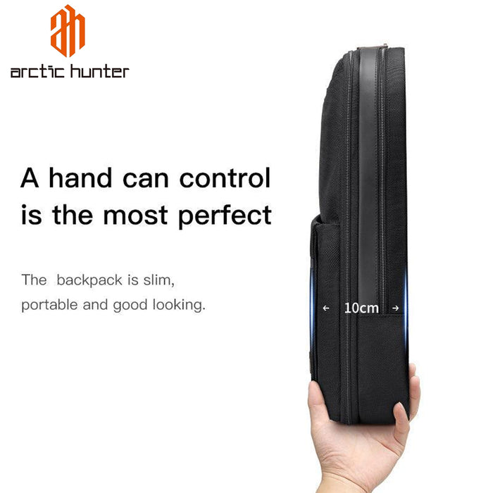 Arctic Hunter Business Laptop Backpack | 15-inch Expandable Shoulder bag for School College Office and Travel | B00410 -BUILDMATE-