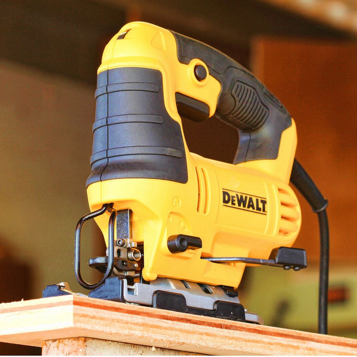 BUILDMATE x DEWALT 650W Portable Jigsaw | 500–3200 SPM, 20mm Stroke, 45° Bevel, 85mm Wood Cut DWE349-B1