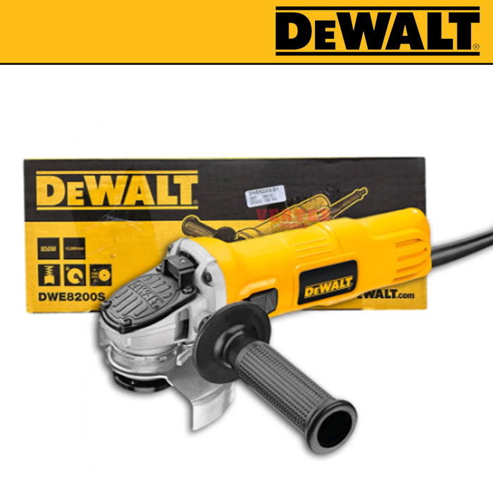 BUILDMATE x DEWALT 850W Angle Grinder | 100mm, 12,000 RPM, M10 Spindle, Slide Switch DWE8200S-B1