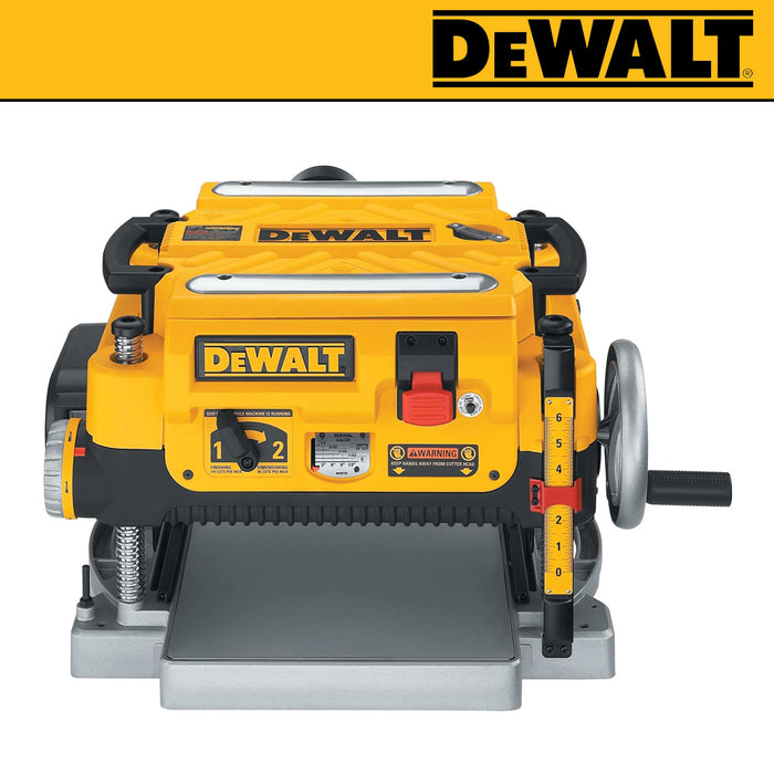 BUILDMATE x DEWALT 1800W 13" Thickness Planer | 3-Blade, 3mm DOC, Heavy-Duty Bench Tool DW735-B1