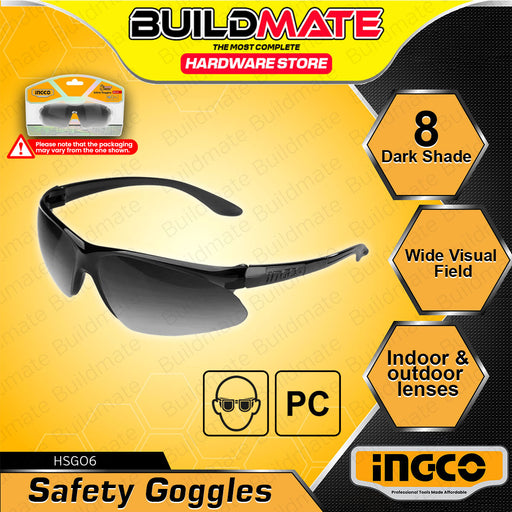 builders goggles BUILDMATE Ingco Safety Goggles with 8 Dark Shade Wide Visual Welding E — Buildmate