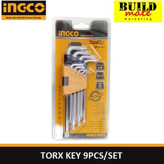 INGCO Torx Key 9PCS/SET HHK13091 •BUILDMATE IHT