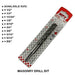 MPT 1/2" - 5/8" Masonry Drill Bit ACC for Drilling into Tough Masonry Materials such as Concrete, Brick, Stone, and Block • MOST PROFESSIONAL TOOLS •