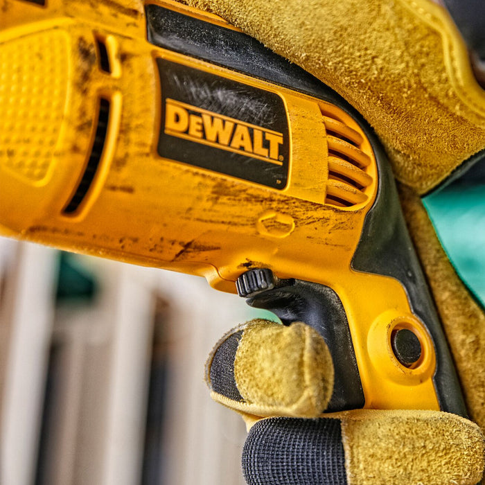BUILDMATE x DEWALT 650W 13mm Percussion Drill Kit | 47,600 BPM, Variable Speed, Hard Case + Bits DWD024K-B1