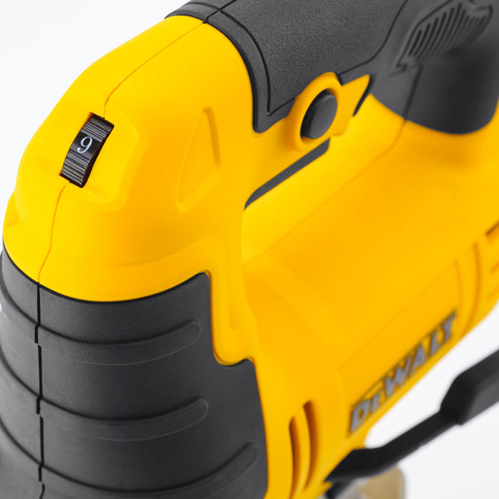 BUILDMATE x DEWALT 650W Portable Jigsaw | 500–3200 SPM, 20mm Stroke, 45° Bevel, 85mm Wood Cut DWE349-B1