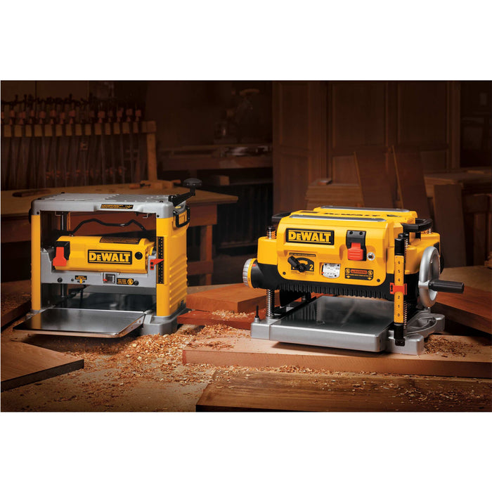 BUILDMATE x DEWALT 1800W 13" Thickness Planer | 3-Blade, 3mm DOC, Heavy-Duty Bench Tool DW735-B1