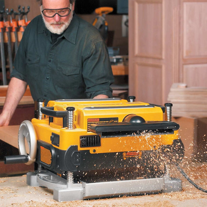 BUILDMATE x DEWALT 1800W 13" Thickness Planer | 3-Blade, 3mm DOC, Heavy-Duty Bench Tool DW735-B1