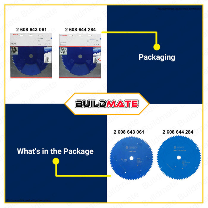 BUILDMATE Bosch Dry Cutter Circular Saw Blade Wheel 12" 80T TCT Saw Blade for Stainless Steel • BAX