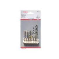 BUILDMATE Bosch 8PCS 65mm Extra Hard Pick and Click Screwdriver Bits & HSS PoinTeQ Drill Bit Set BAX