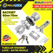 BUILDMATE Pololock Tubular Knobset Entrance Doorknob Keyed Entry Door Lock Twist Type w/ Key PL88025